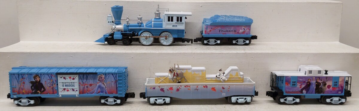 Lionel 2023040 O Gauge Disney Frozen 2 LionChief Steam Train Set with Bluetooth EX/Box
