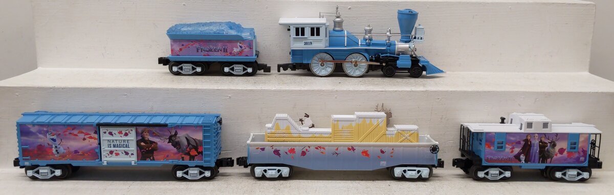 Lionel 2023040 O Gauge Disney Frozen 2 LionChief Steam Train Set with Bluetooth EX/Box