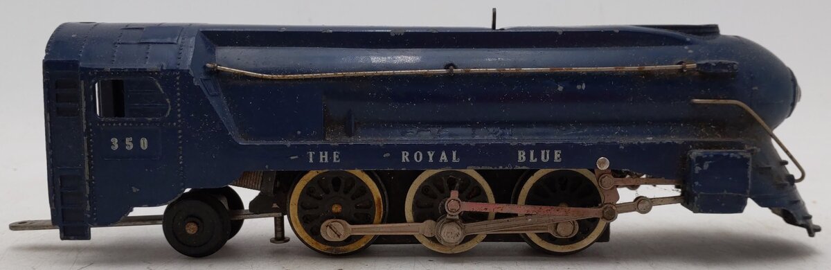 American Flyer 350 Vintage S B&O The Royal Blue 4-6-2 Die-Cast Steam Locomotive/Box