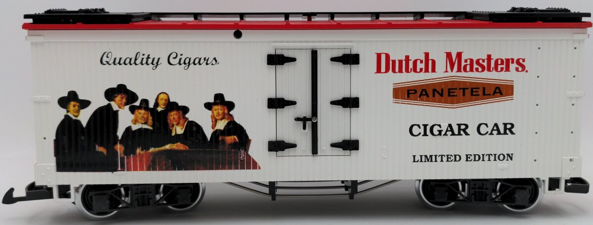 LGB 43740 G Gauge Dutch Masters Cigar Boxcar EX