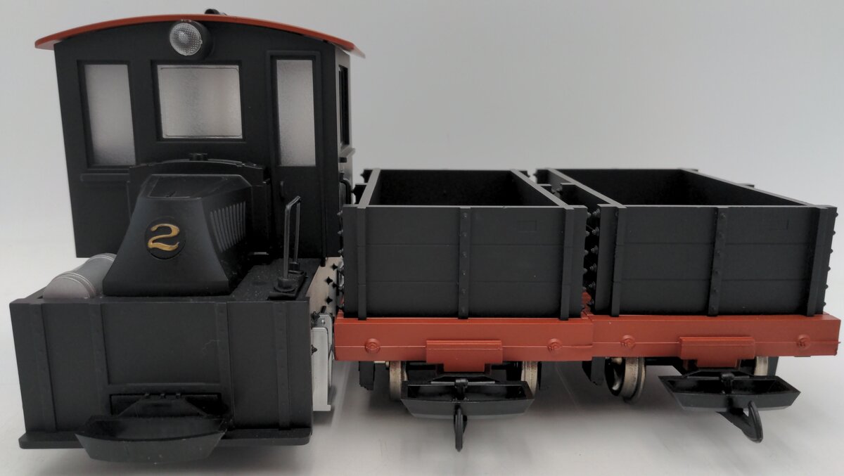 Heartland 10205 G Gauge Vineyard Railroad Diesel Locomotive & Gondolas [3] EX