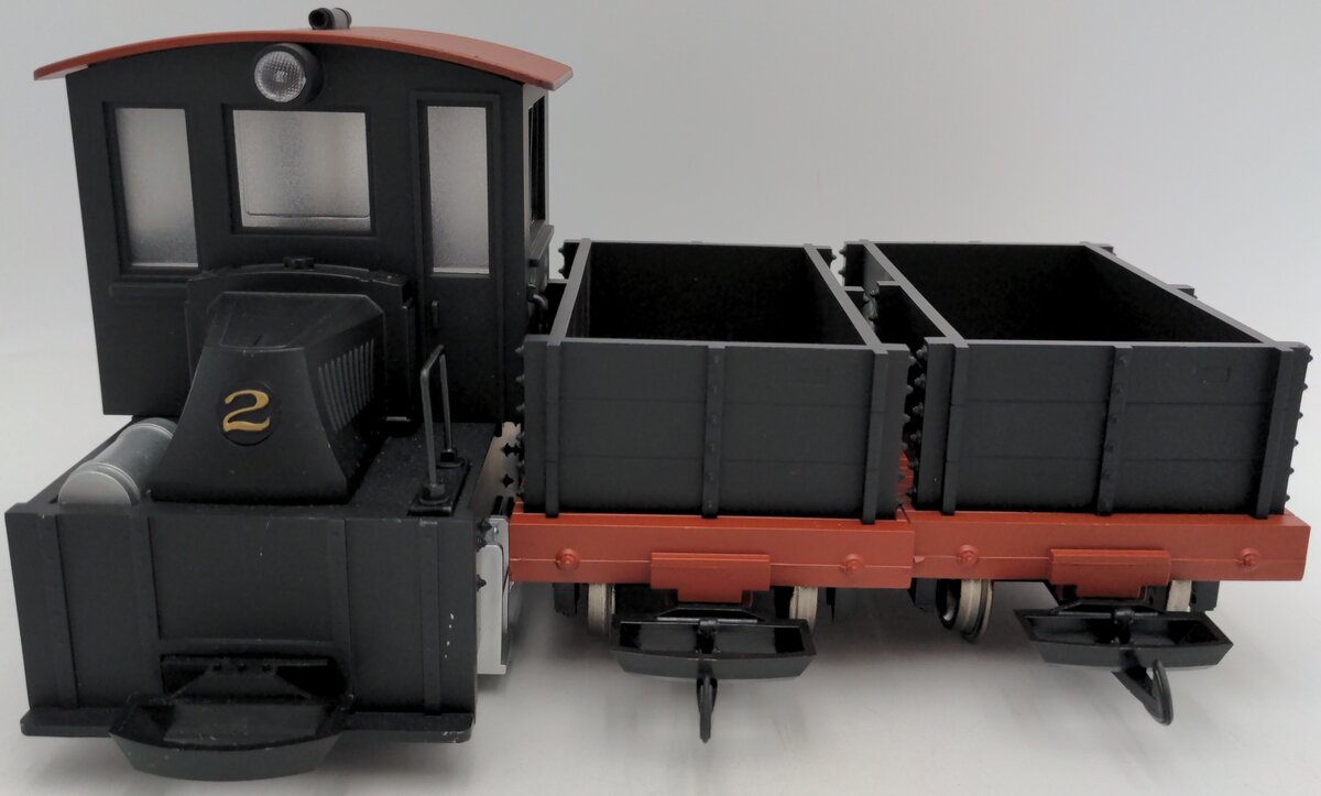 Heartland 10205 G Gauge Vineyard Railroad Diesel Locomotive & Gondolas [3] EX