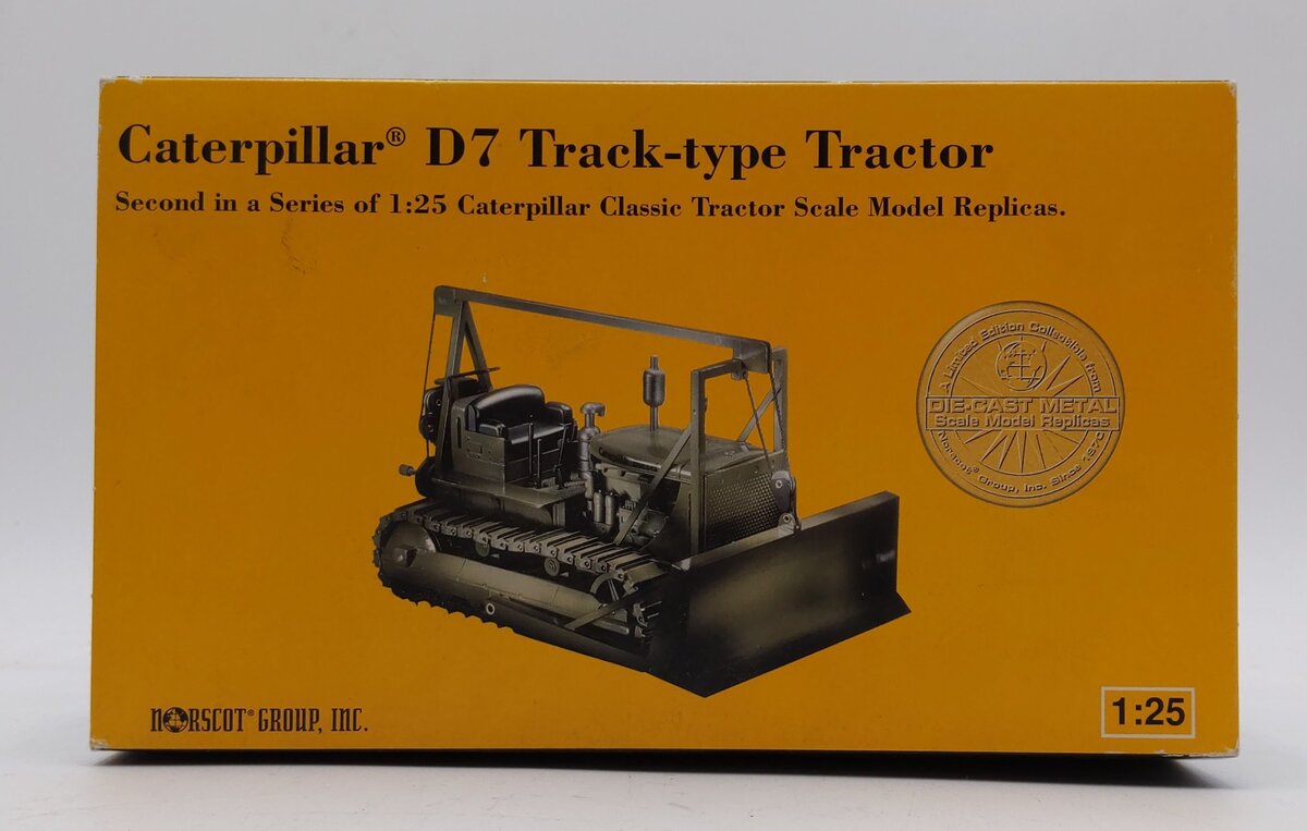 Caterpillar 02727 1:25 Scale Caterpillar D7 Cable Dozer NIB