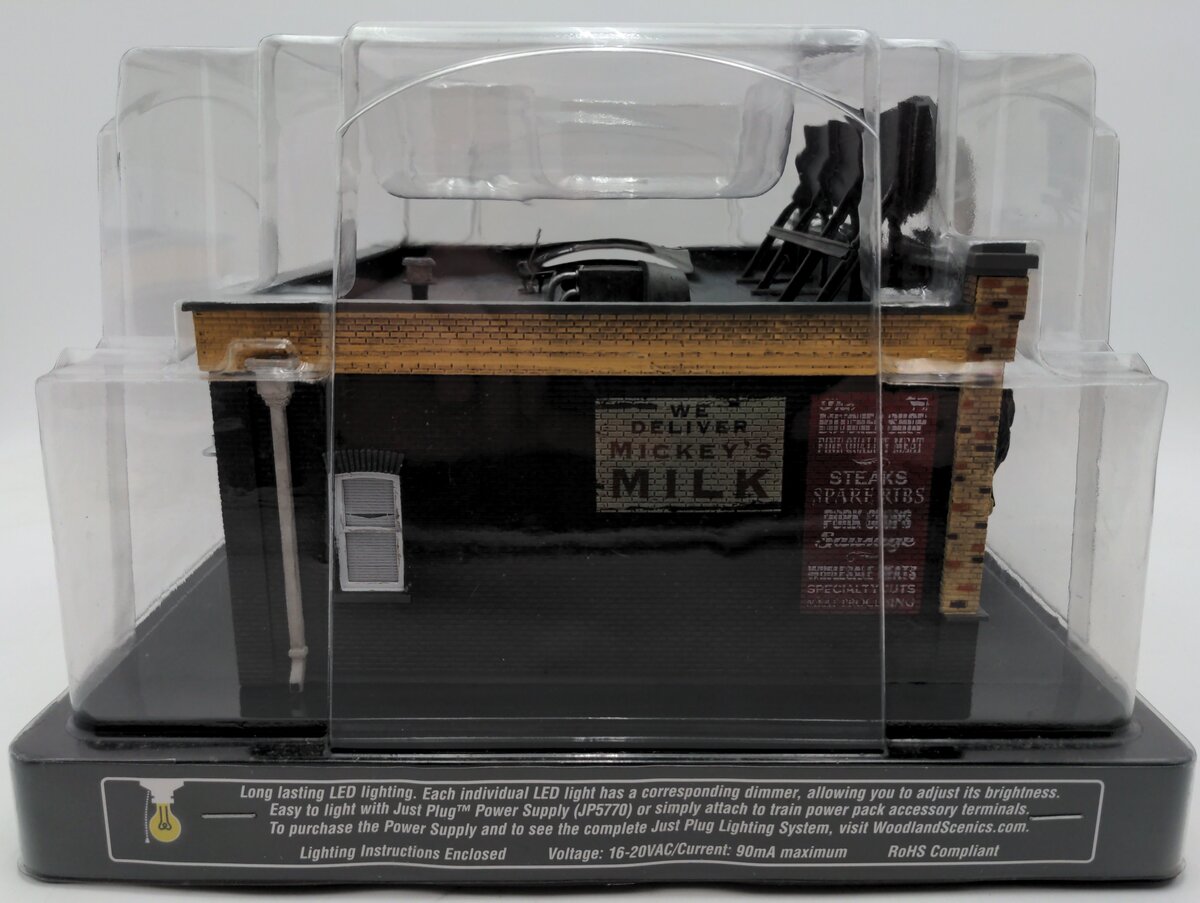 Woodland Scenics BR5851 O Scale Built-&-Ready J. Frank's Grocery Building EX