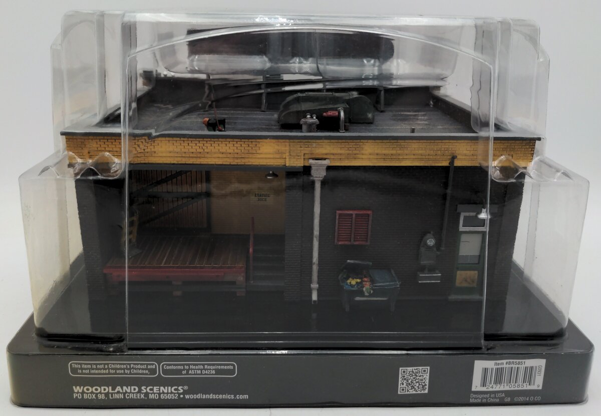 Woodland Scenics BR5851 O Scale Built-&-Ready J. Frank's Grocery Building EX
