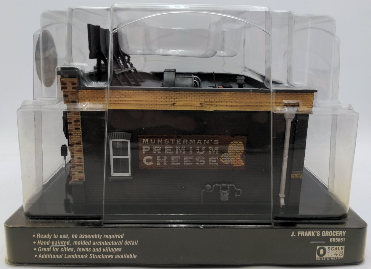 Woodland Scenics BR5851 O Scale Built-&-Ready J. Frank's Grocery Building EX