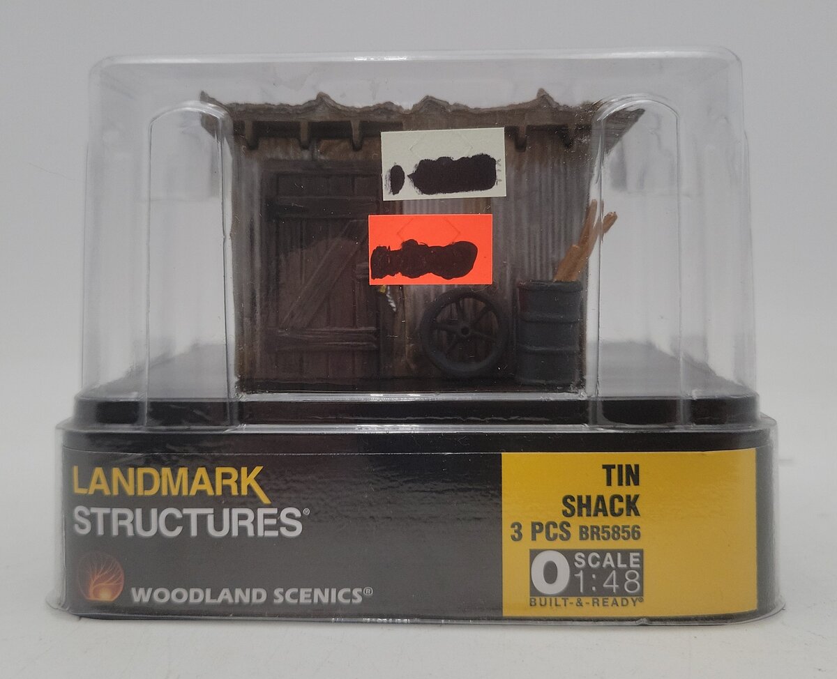 Woodland Scenics BR5856 O Scale Built-&-Ready Tin Shack Building NIB