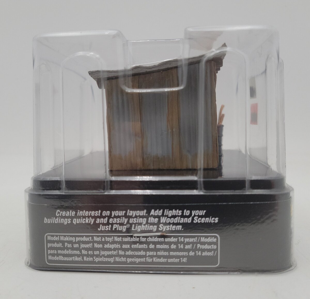 Woodland Scenics BR5856 O Scale Built-&-Ready Tin Shack Building NIB