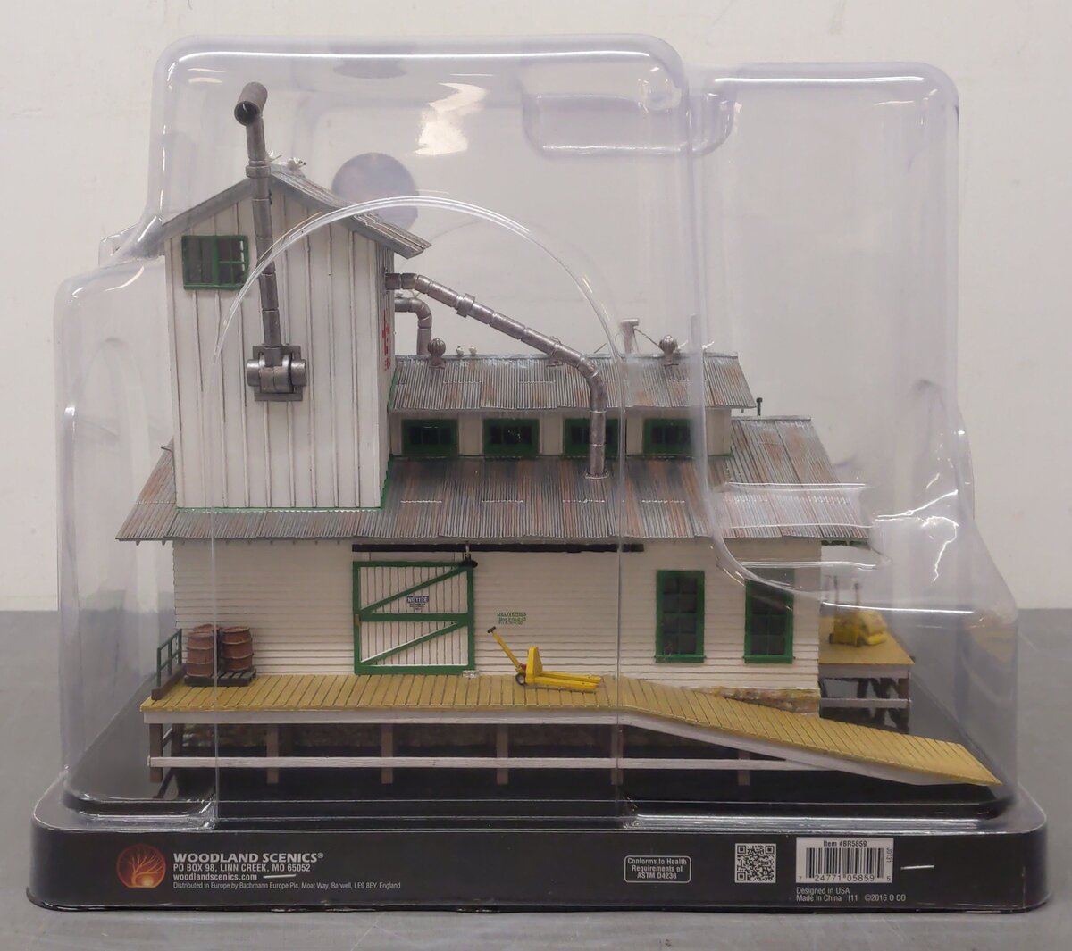 Woodland Scenics BR5859 O Built-&-Ready H&H Feed Mill Building EX/Box