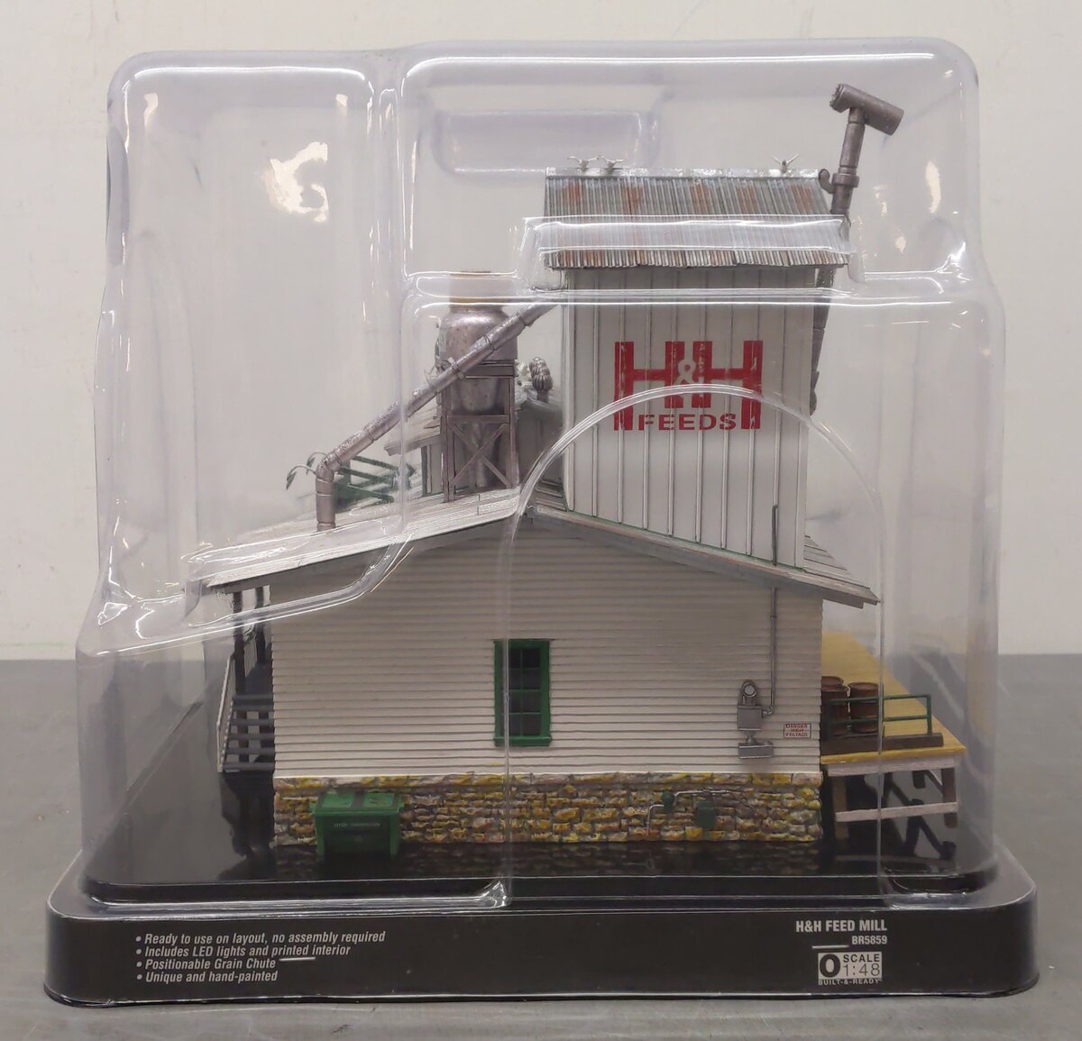 Woodland Scenics BR5859 O Built-&-Ready H&H Feed Mill Building EX/Box