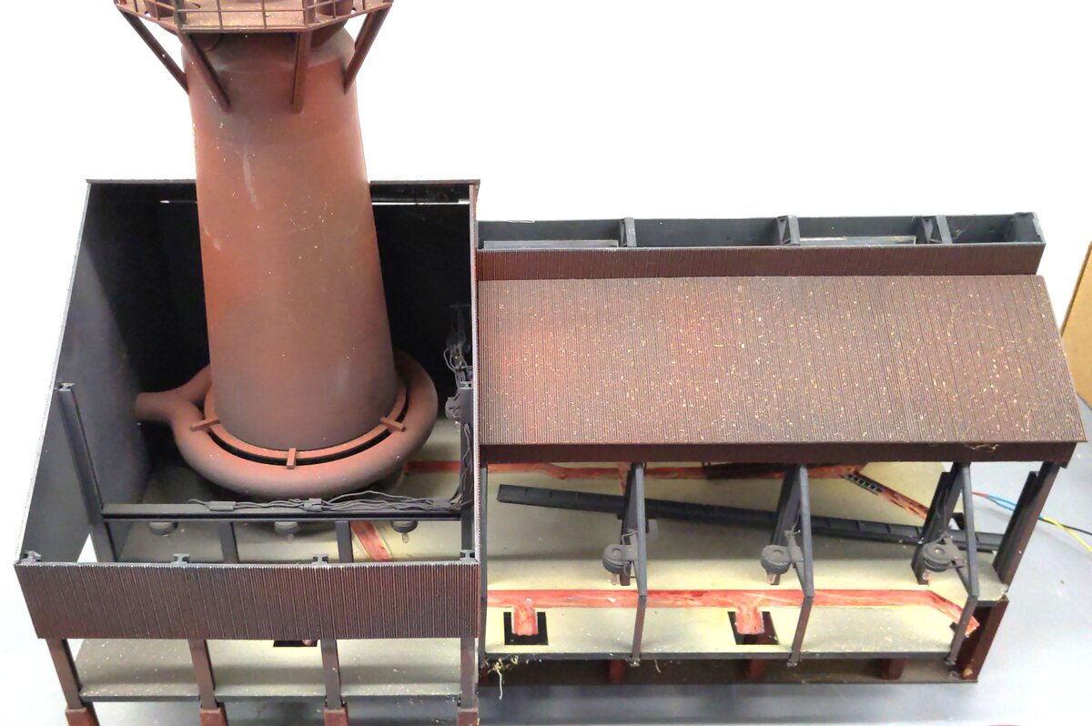 Walthers 933-3054 HO Scale Blast Furnace Structure Building Kit - Assembled VG