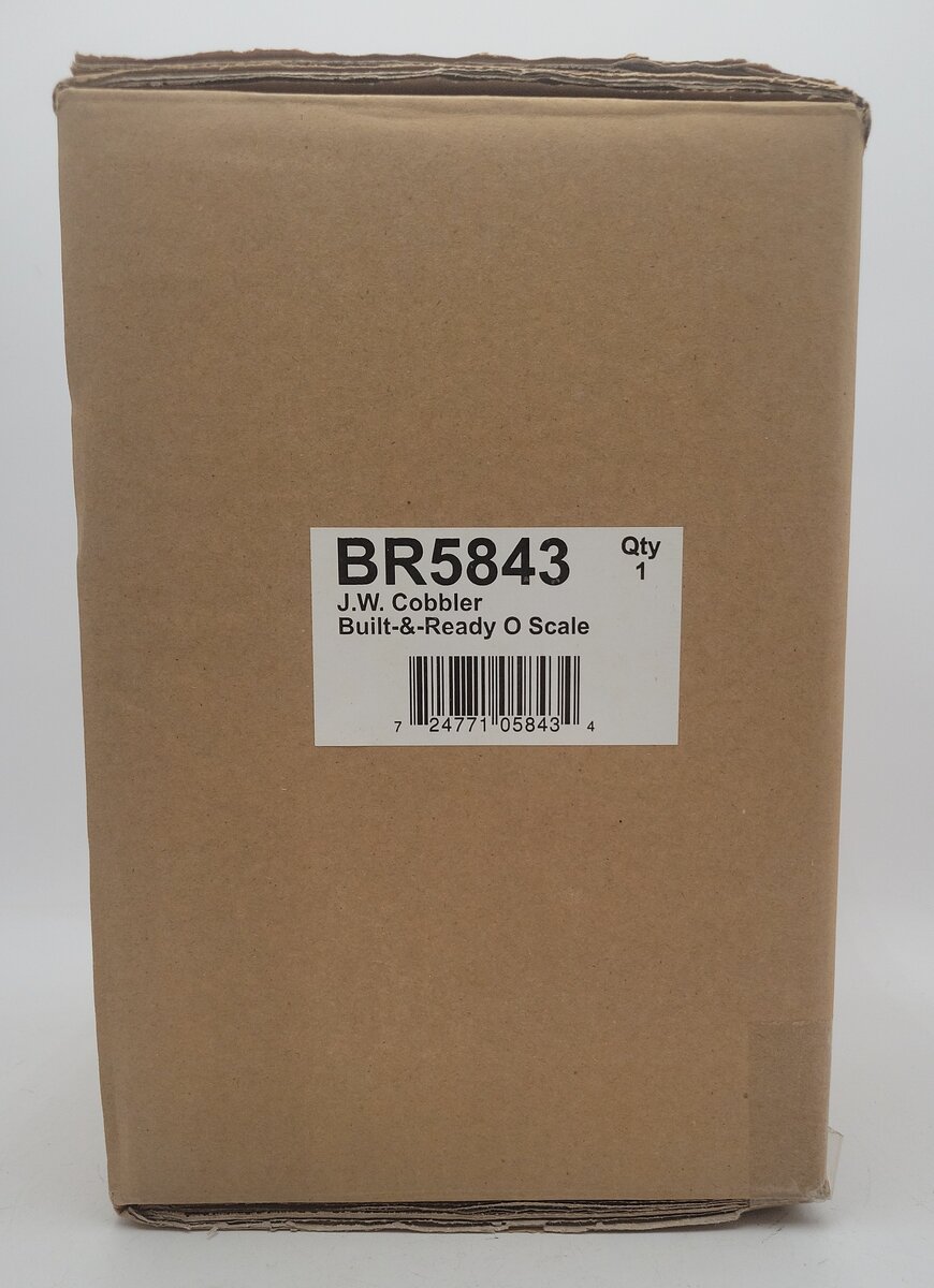 Woodland Scenics BR5843 O Scale Built-&-Ready J.W. Cobbler Building EX/Box