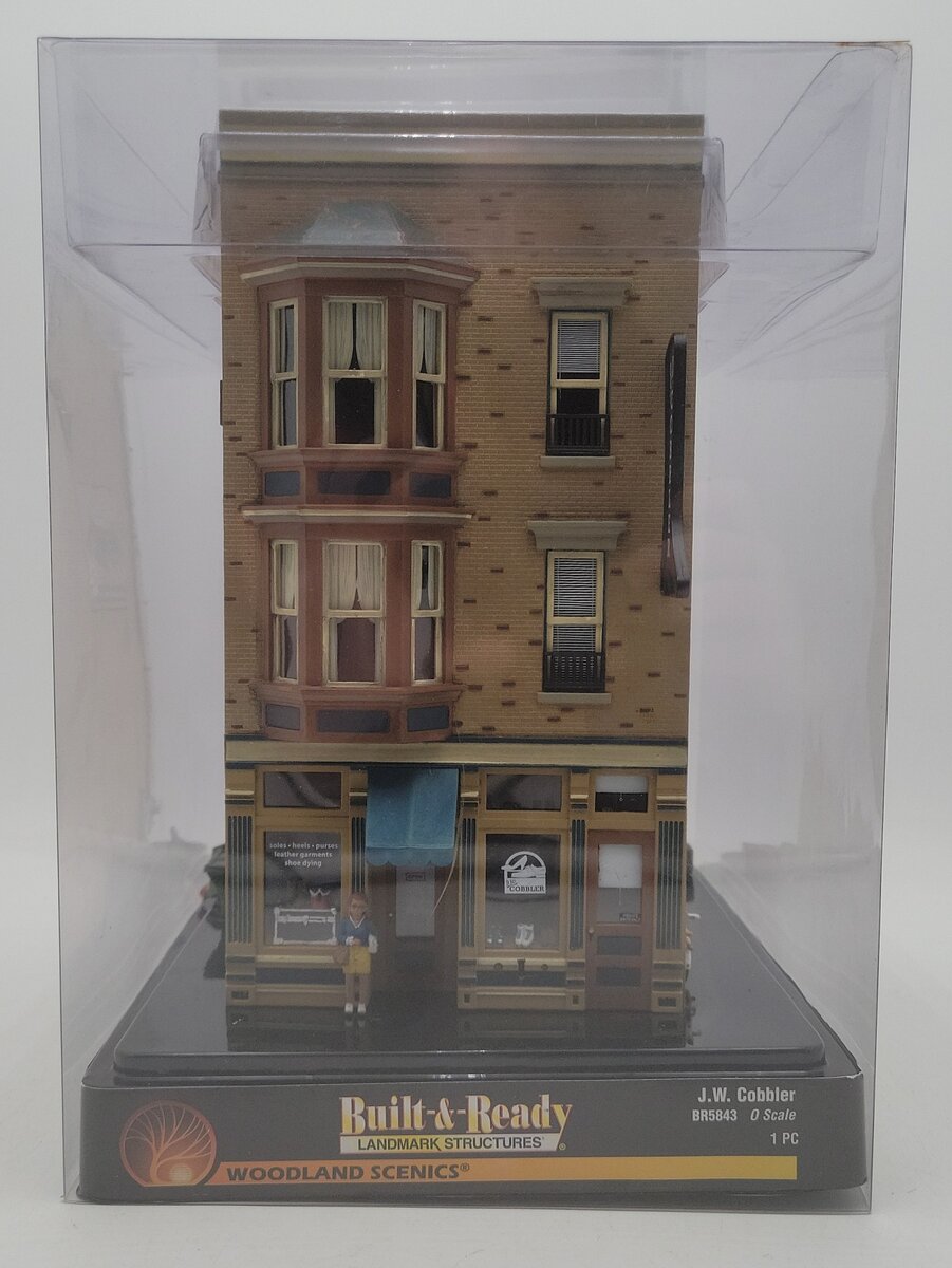 Woodland Scenics BR5843 O Scale Built-&-Ready J.W. Cobbler Building EX/Box