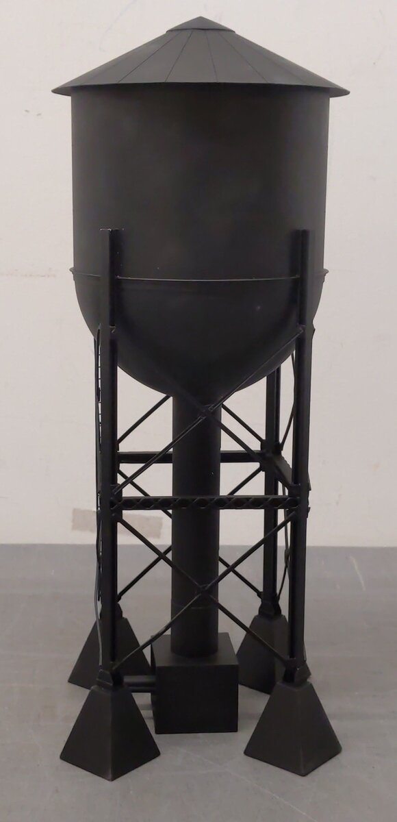 Weaver G1955A O Gauge BRASS Black 50,000 Gallon Water Tower EX/Box