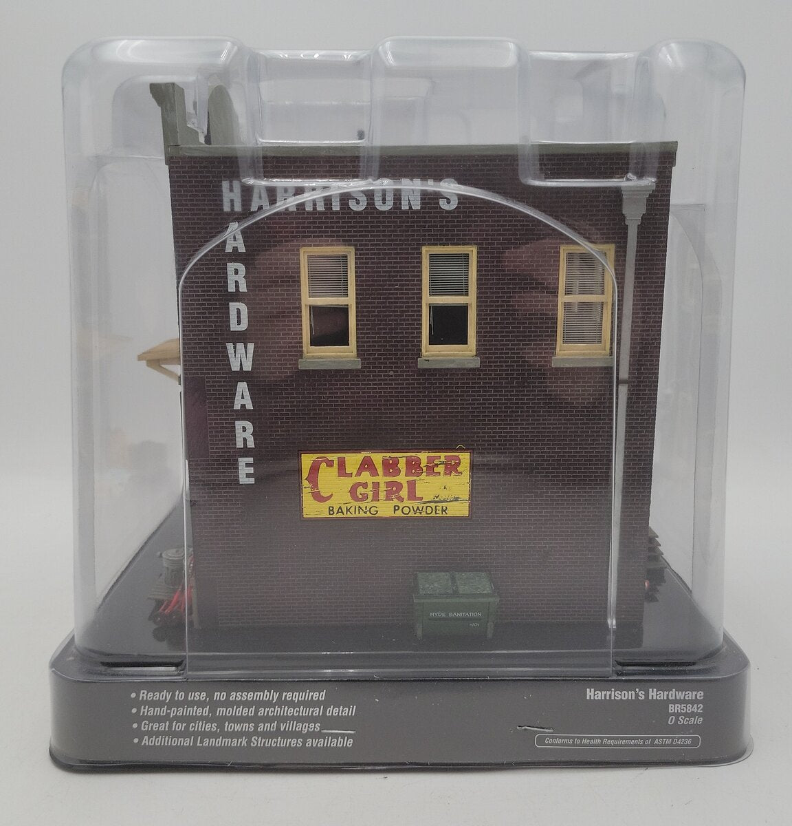 Woodland Scenics BR5842 O Built-&-Ready Harrison's Hardware Building EX/Box