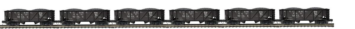 MTH 20-92103 O Nickel Plate Road 34' Composite Hopper Car w/ Coal Load (6) MT/Box