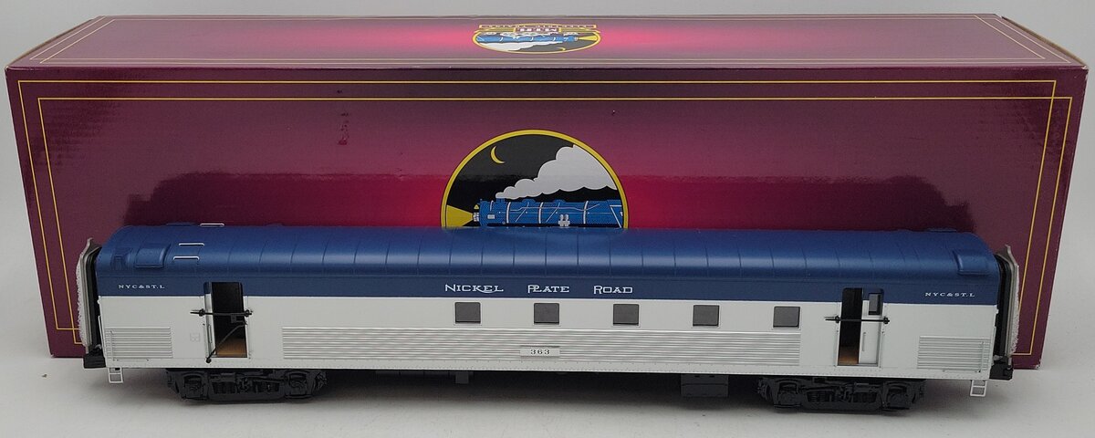 MTH 20-64236 O Gauge Nickel Plate Road 70' Streamlined RPO Passenger Car #363 LN/Box