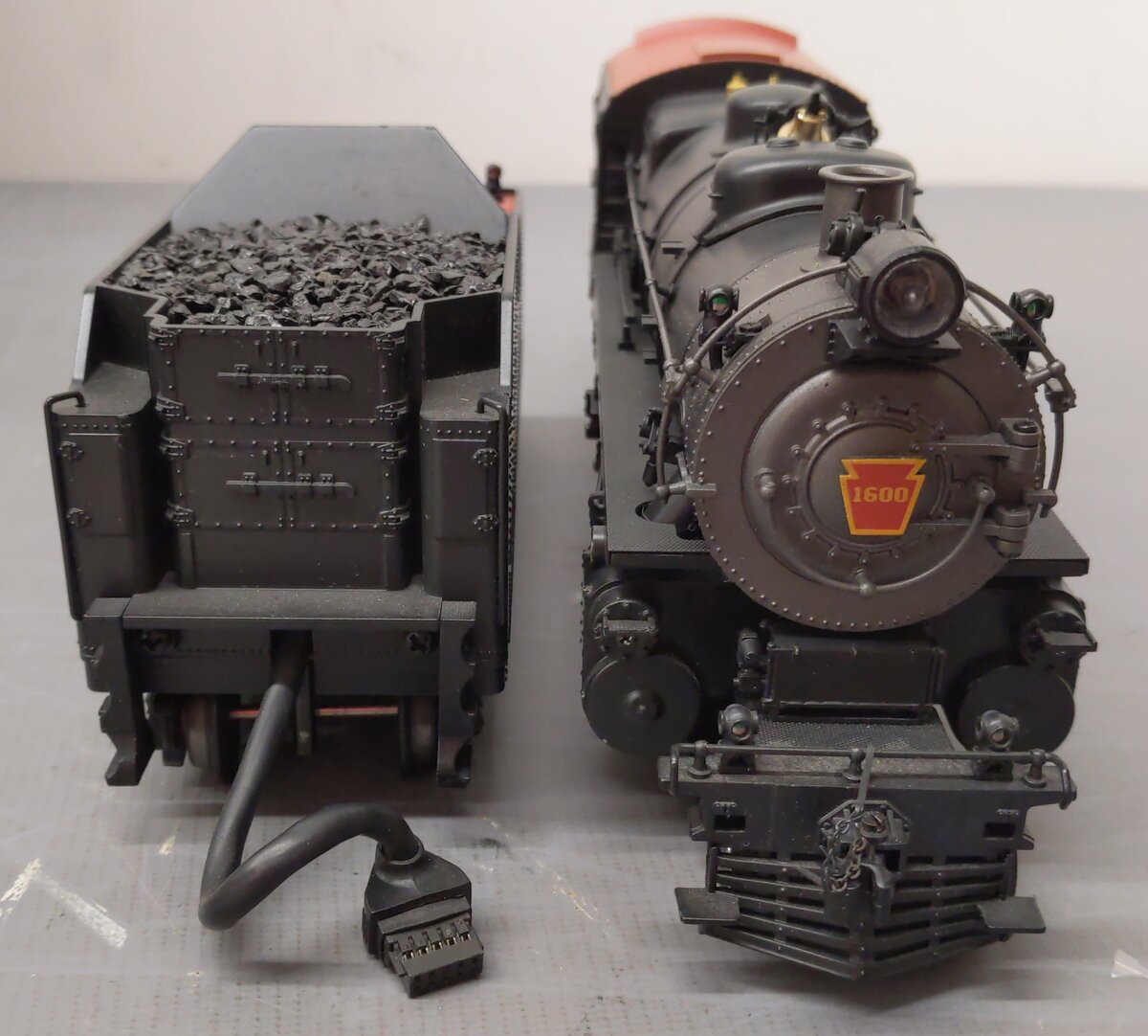 MTH 20-3038-1 O Pennsylvania 4-4-2 Atlantic Steam Locomotive & Tender #1600 w/PS EX/Box