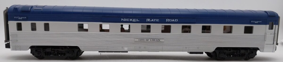 MTH 20-68218 O Gauge Nickel Plate Road 70' Streamlined Sleeper Car VG/Box