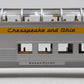 MTH 30-67311 O Gauge C&O 60' Streamlined Vista Dome Car LN/Box
