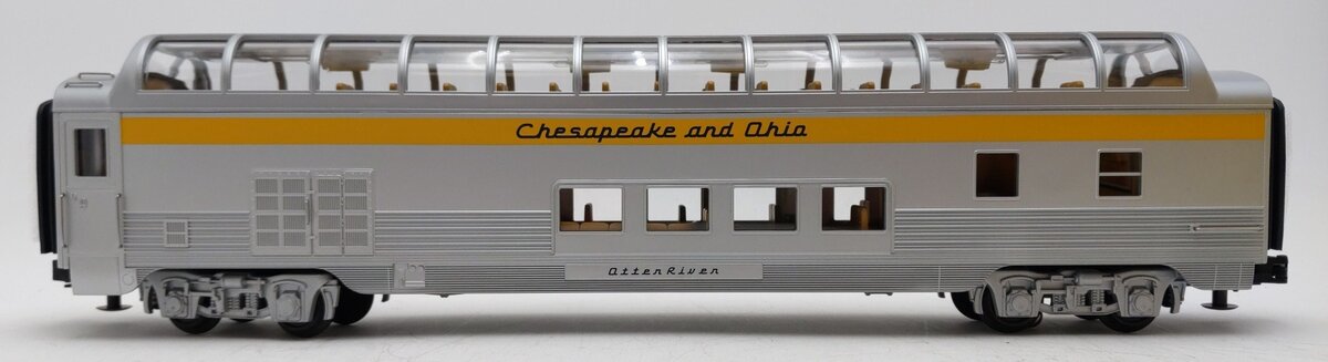MTH 30-67311 O Gauge C&O 60' Streamlined Vista Dome Car LN/Box