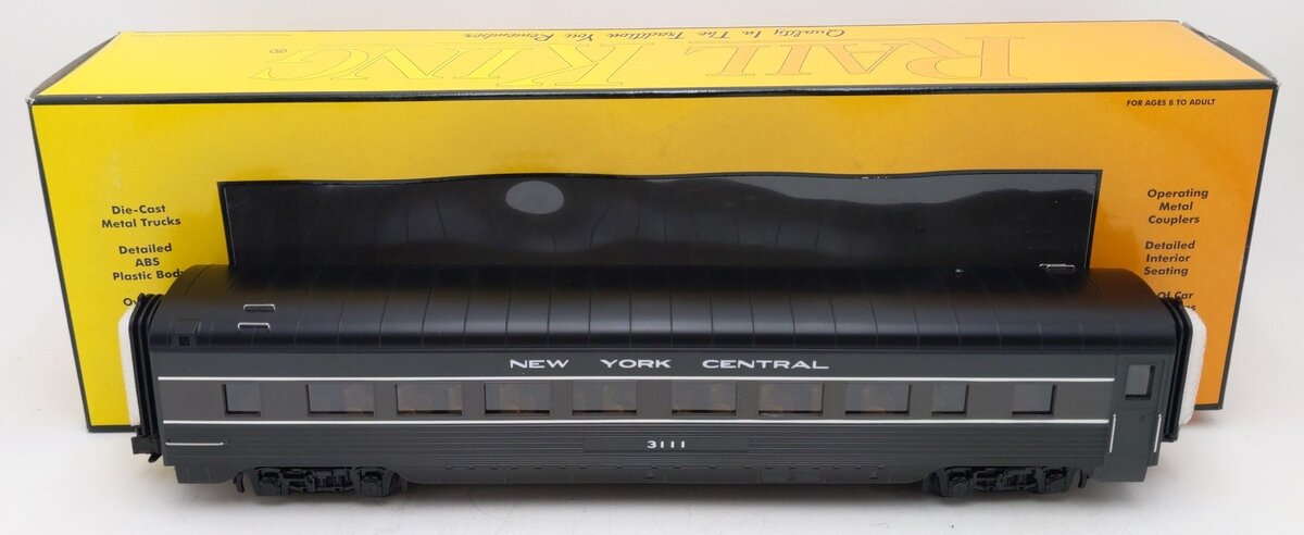 MTH 30-67290 O Gauge New York Central 60' Streamlined ABS Coach Car LN/Box