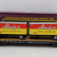 MTH 20-98835 O Gauge Flat Car w/2 Pup Trailers #936 NIB