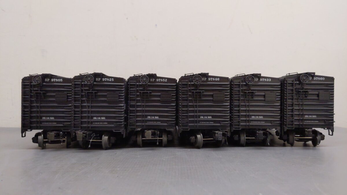 MTH 20-90732 Southern Pacific 6-Car 40' AAR Boxcar Set LN/Box