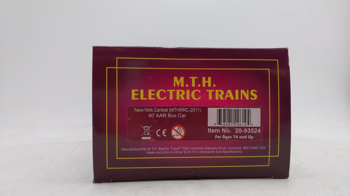 MTH 20-93524 O New York Central MTHRRC-2011 40' AAR Boxcar #151471 EX/Box