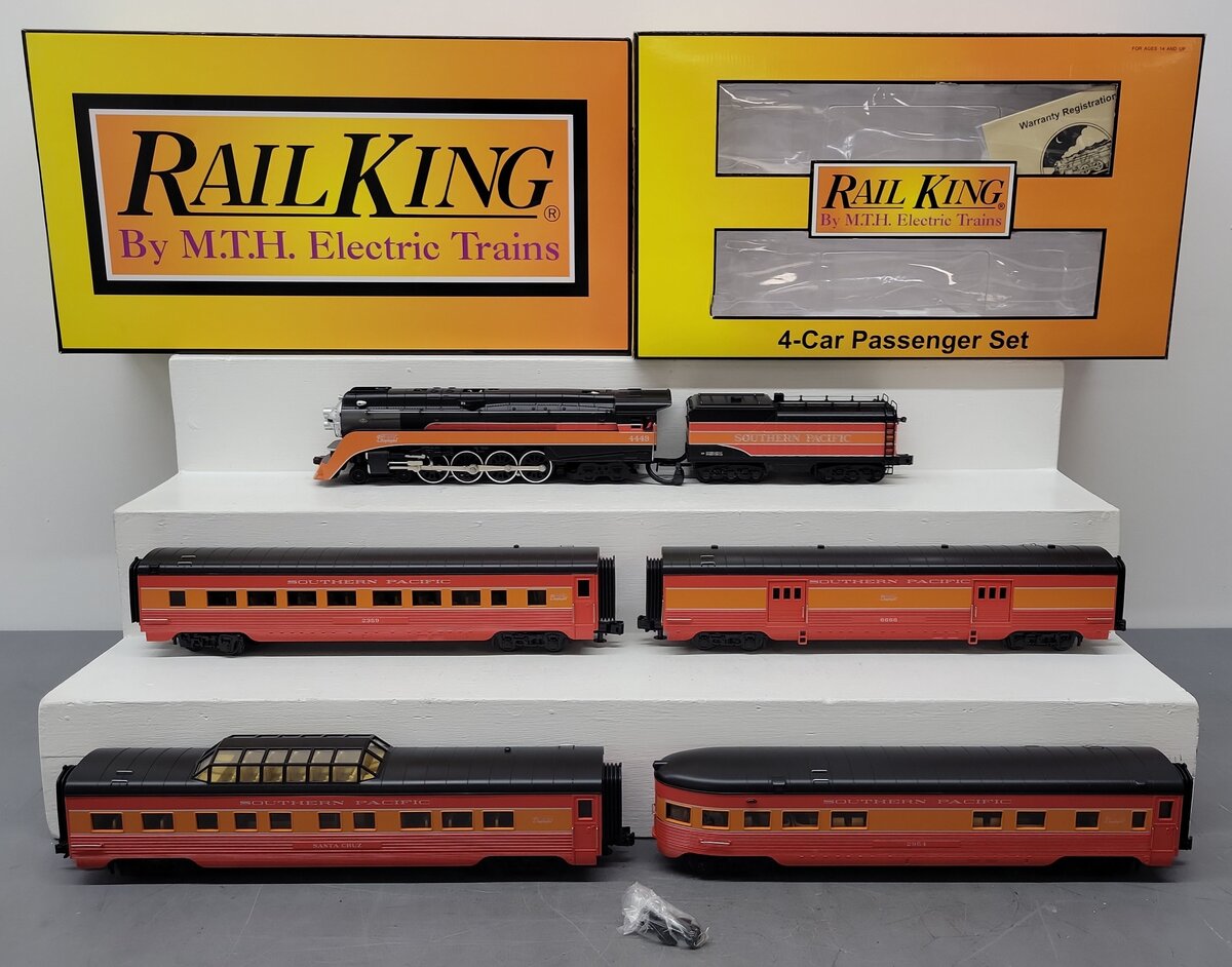MTH 30-1526-1 O SP 4-8-4 Imperial GS-4 Northern Steam Passenger Set PS2 LN/Box