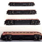 MTH 30-67296 O Pennsylvania 60' Streamlined ABS Passenger Car Set (Set of 4) NIB