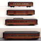 MTH 30-67296 O Pennsylvania 60' Streamlined ABS Passenger Car Set (Set of 4) NIB