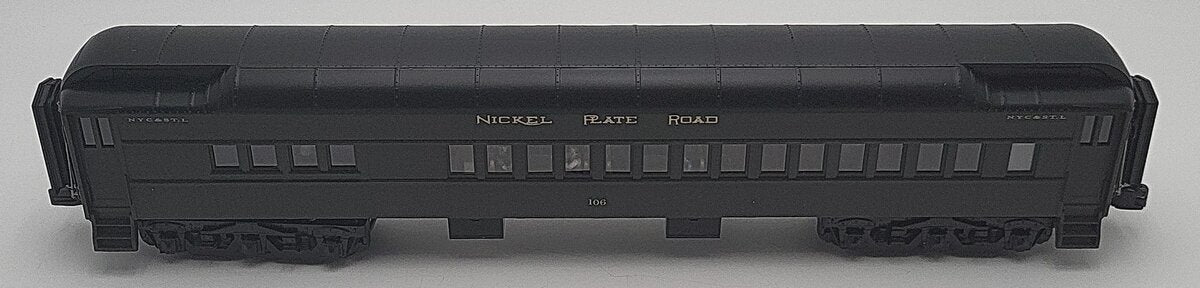 MTH O Scale Nickel Plate Road Coach Passenger Car #106 LN