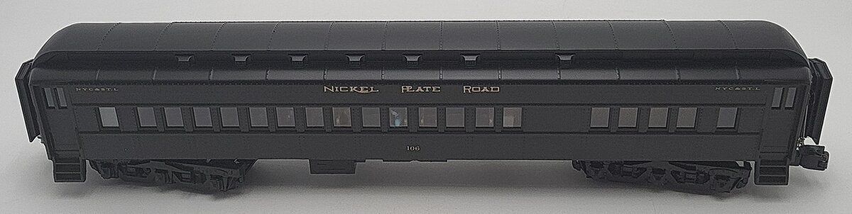 MTH O Scale Nickel Plate Road Coach Passenger Car #106 LN