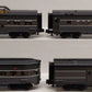 MTH 30-67288 O New York Central 60' Streamlined ABS Passenger Car Set (Set of 4) LN/Box