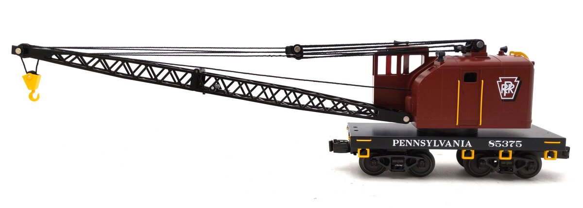 MTH 30-79215 O Pennsylvania American Crane Car #85375 NIB