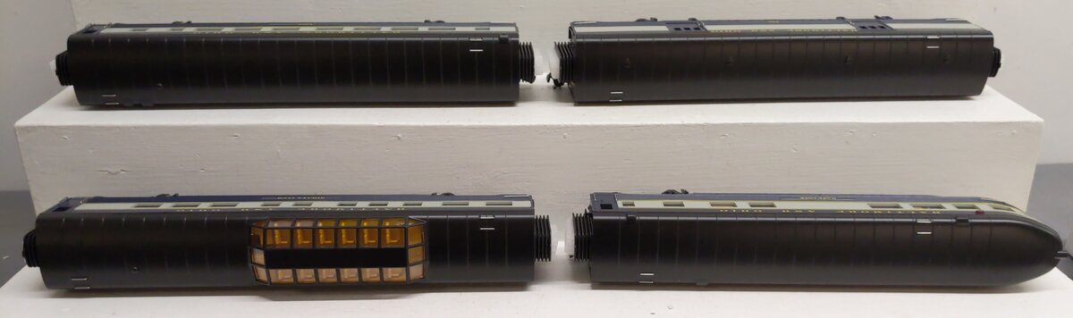 MTH 30-68229 Baltimore & Ohio O Gauge 4-Car 60’ Streamlined Passenger Set NIB