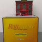 MTH 30-9157 Engine Company 49 Operating Firehouse w/ Red Fire Truck VG/Box
