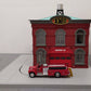 MTH 30-9157 Engine Company 49 Operating Firehouse w/ Red Fire Truck VG/Box