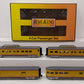 MTH 30-68248 O Union Pacific 60' Streamlined Passenger Car Set (4) LN/Box