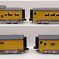 MTH 30-68248 O Union Pacific 60' Streamlined Passenger Car Set (4) LN/Box