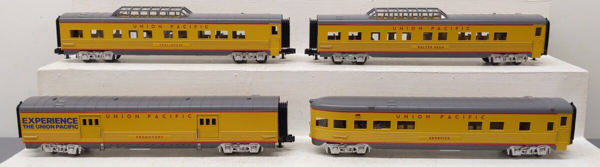 MTH 30-68248 O Union Pacific 60' Streamlined Passenger Car Set (4) LN/Box
