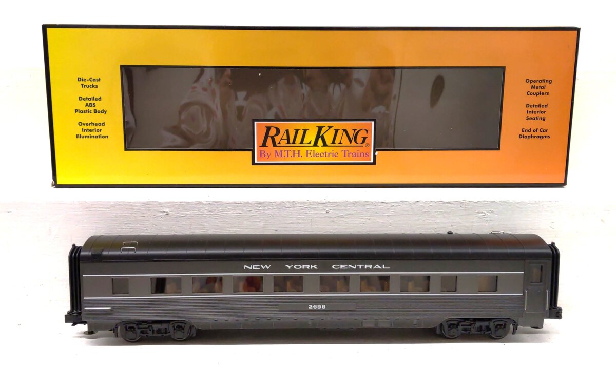 MTH 30-68246 O Gauge NYC 60' Streamlined Coach Car #2658 NIB