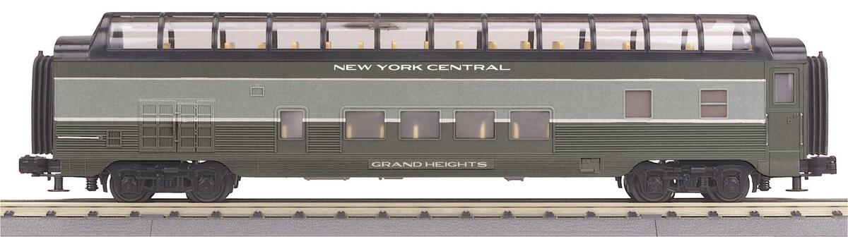 MTH 30-68247 O Scale 60' Streamlined Full-Length Vista Dome Car NIB