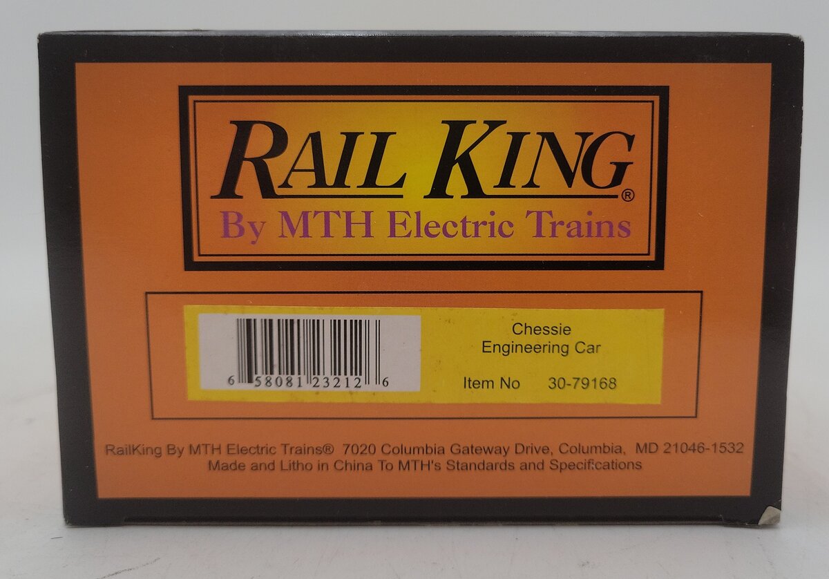 MTH 30-79168 O Gauge Chessie Engineering Car EX/Box