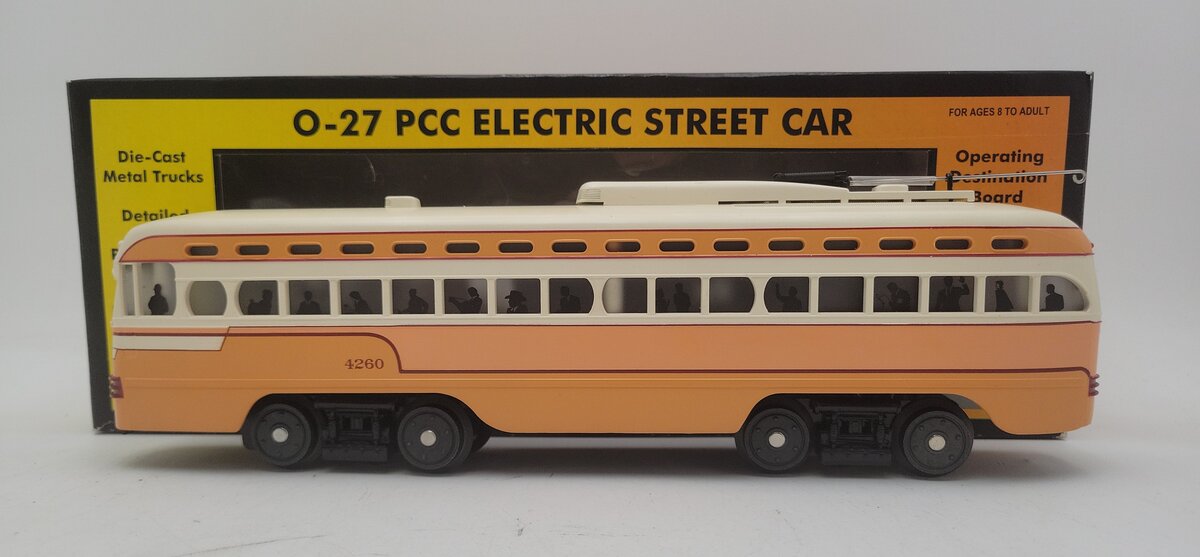 MTH 30-2594-1 Cleveland PCC Electric Street Car With PS2 LN/Box