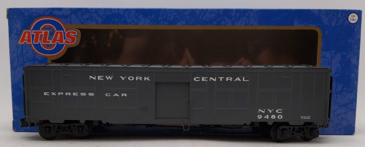 Atlas 3007710 O Gauge New York Central Rebuilt Express Box Car #9404 (3 Rail) EX/Box