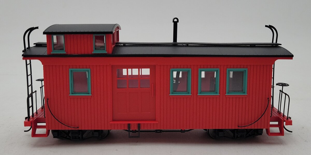 Bachmann 26703 On30 Undecorated Red Wood Side-Door Caboose NIB