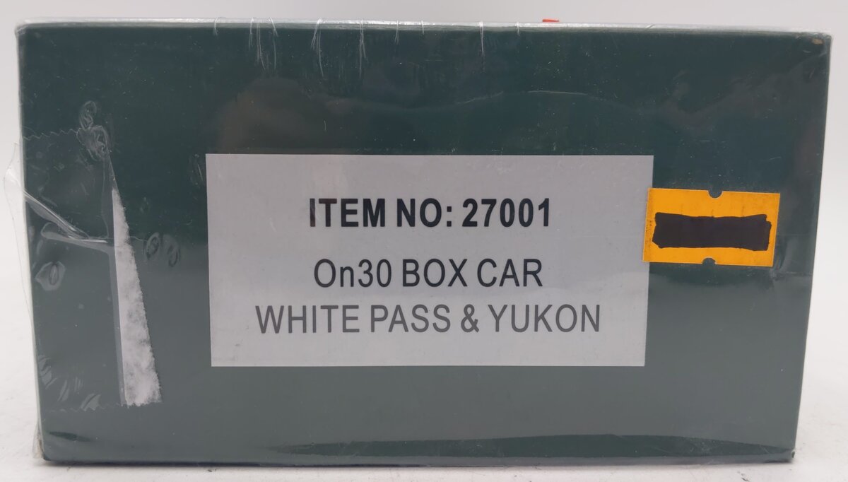 Bachmann 27001 On30 White Pass and Yukon Box Car LN/Box