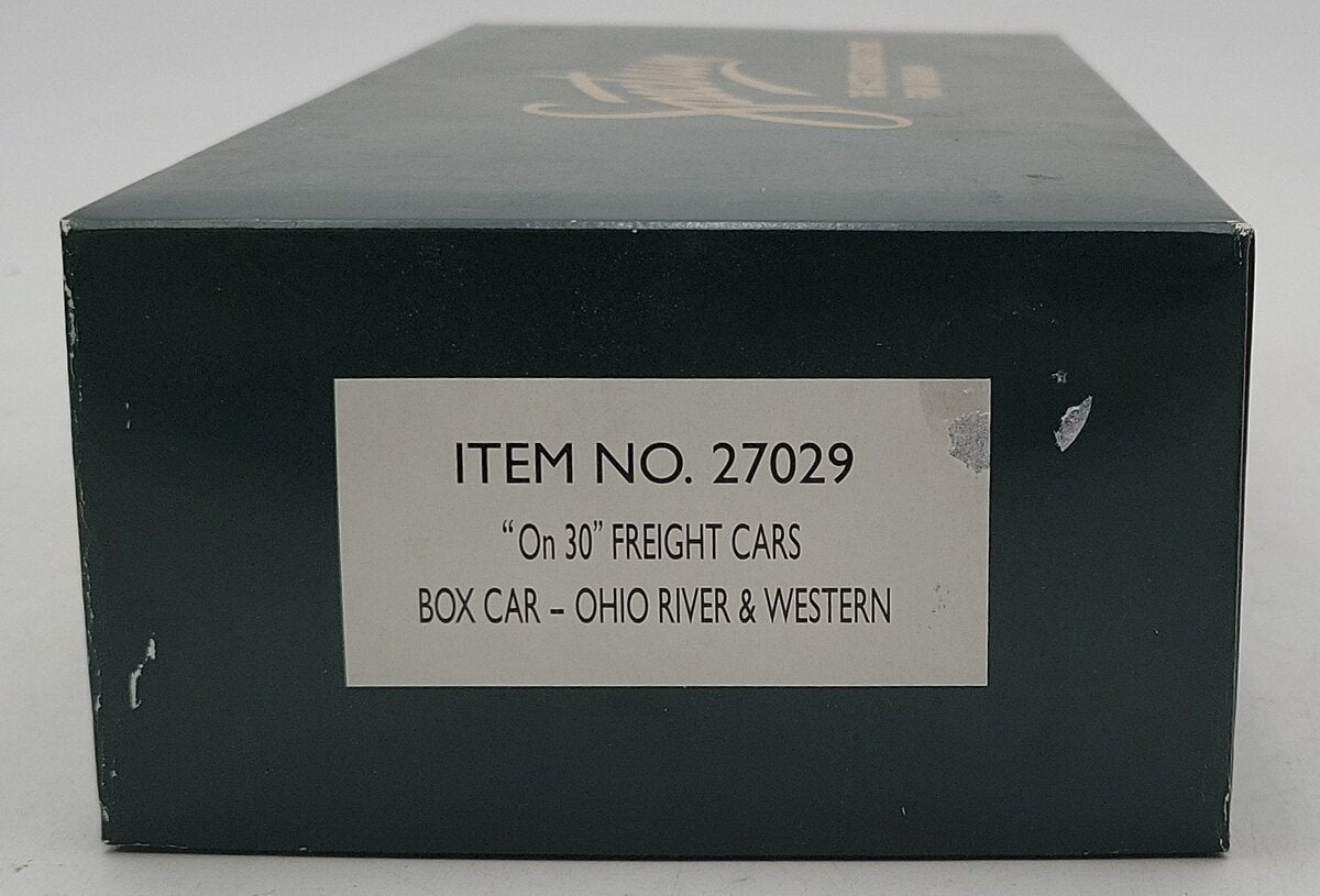 Bachmann 27029 On30 Ohio River & Western Wood Boxcar NIB